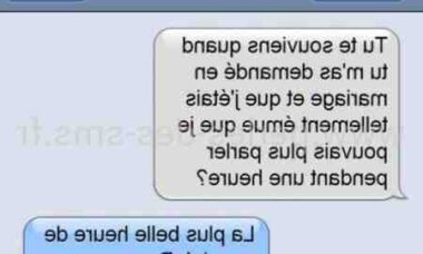 Comment faire une demande en mariage par sms